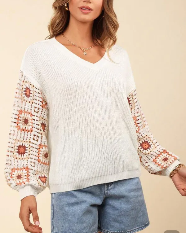 Shein Crochet Sweater - Image 6