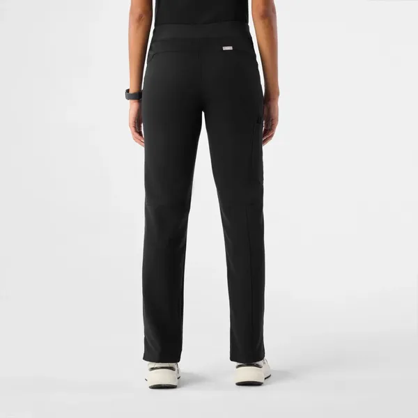 Figs Pants Women XXL Scrubs Black Kade High Waisted Cargo Nurse Hospital PO 1273 - Image 2