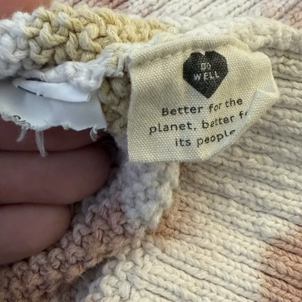 Madewell Tie-Dye Westford Pullover Sweater Pastel Cotton‎ Small Artsy Boho Boxy - Image 14