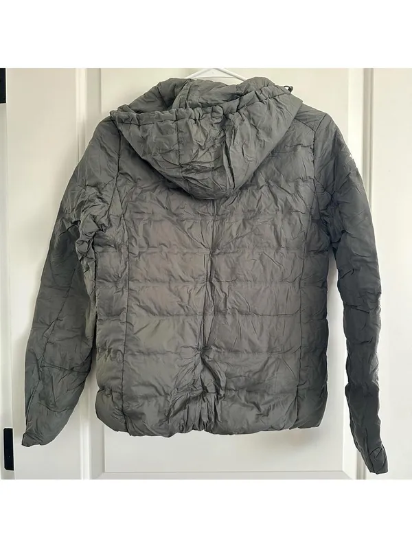 Uniqlo Ultra Light Down Zip Hooded Jacket DARK GREEN XS - Image 5