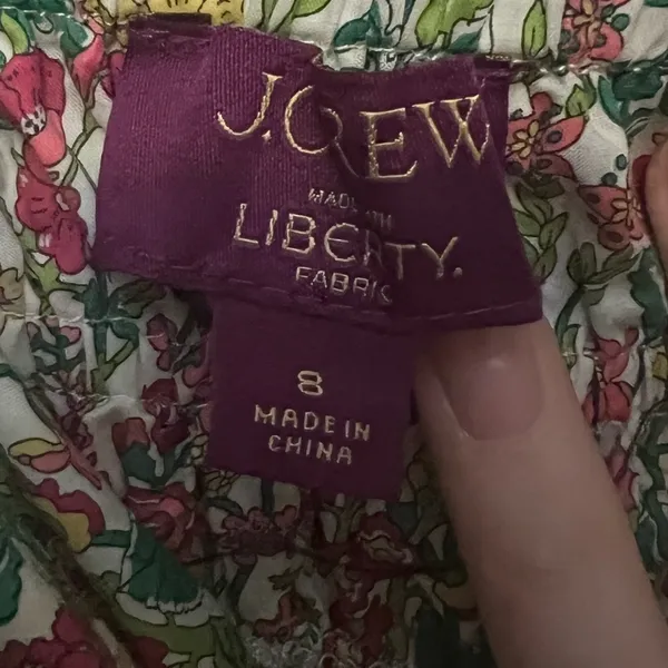 J. Crew V-neck Smocked-waist Dress in Liberty® Fabric - Image 8