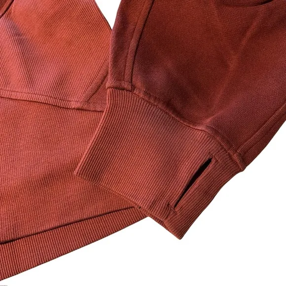 Lululemon Women’s M/L Scuba Oversized Half Zip Hoodie Date Brown Comfy‎ Cozy New - Image 8
