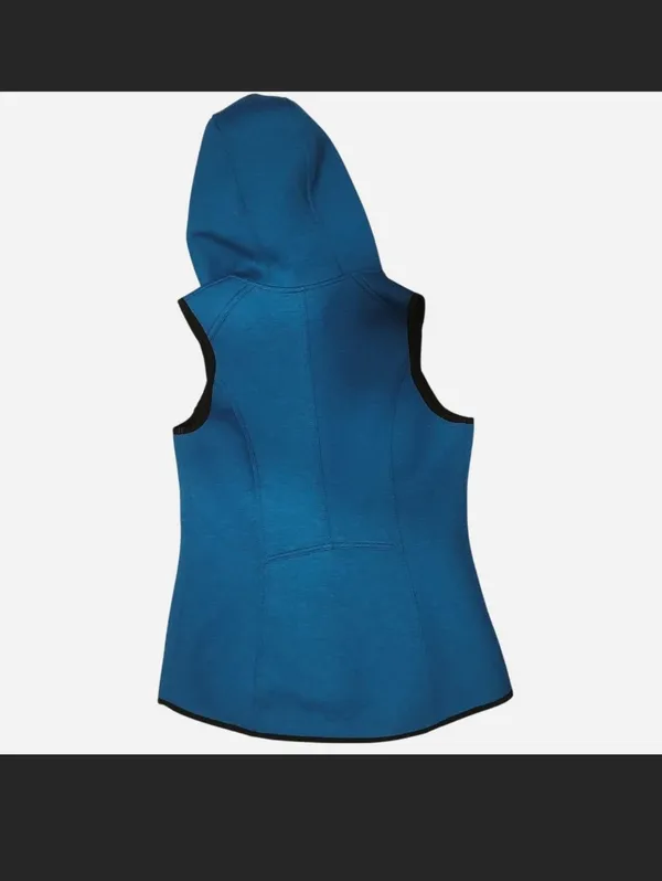 Gerry Turquoise Zip-up Hooded Vest - Size Small - Image 7