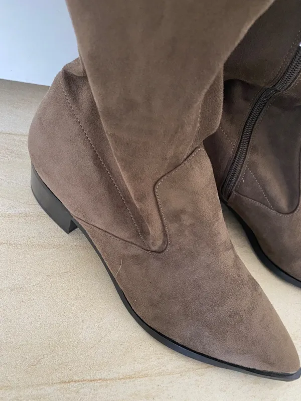 Mark Fisher LTD OTK Yakira Brown Suede Boot Women’s Size 8.5 NEW - Image 10