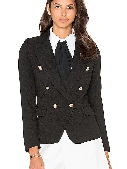 Lioness Palermo Blazer‎ Black Double Breasted Size Medium - Image 6