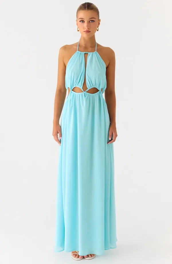 Peppermayo Maxi Dress Blue - Image 3