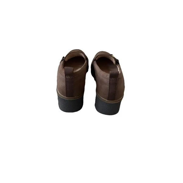 SOUL Naturalizer Women's Joyla Slip‎ On Wedge Loafer Buckle Brown Size 5 - Image 6