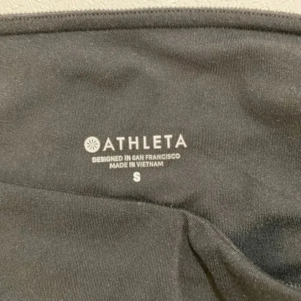 Athleta Black Ruched Ankle Jogger Pants Women’s Size Small - Image 4