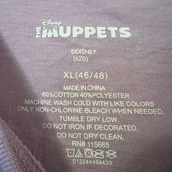 Disney The Muppets Kermit The Frog DREAMER Long Sleeve Shirt NWT Size XL 46-48 - Image 4