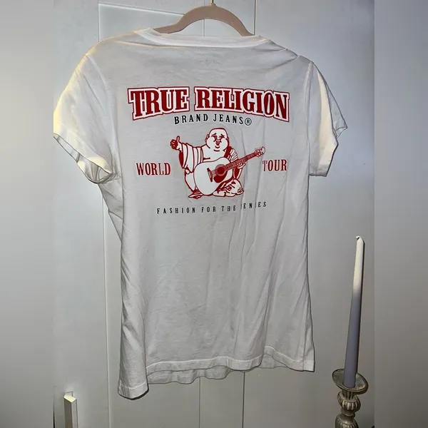 NWOT True Religion V-Neck Tee - Image 2