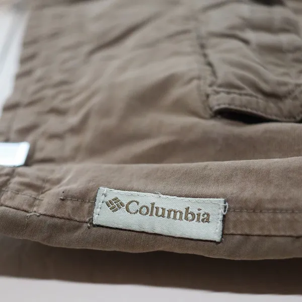 VTG Columbia Sportswear Capris Women's Size M Tan Cargo Drawstring Waist Outdoor - Image 4