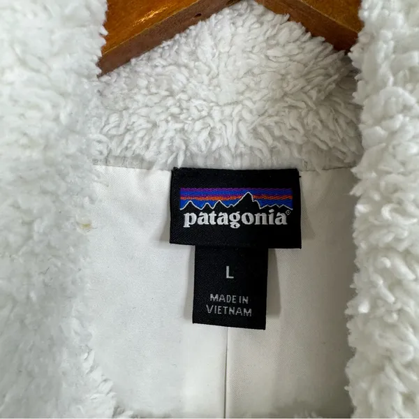 Patagonia White Los Gatos Vest‎ Size Large - Image 3
