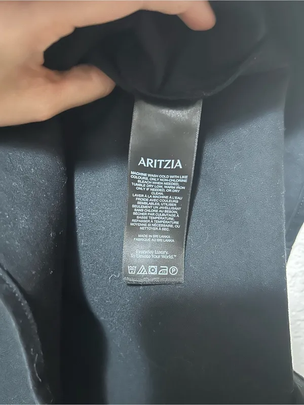 Aritzia Sunday Best Boba Skirt Black Low Rise Micro Mini Skirt Medium - Image 5