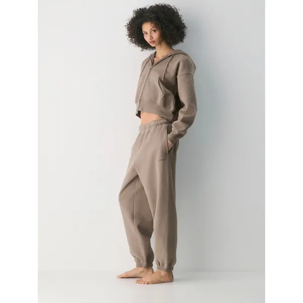 Aritzia Claremont Purple Pink Sweatfleece Cozy Fleece Jogger Pants Sz.M NWT - Image 14
