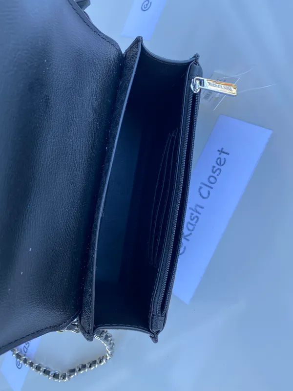 Michael Kors Rose SM Crossbody Bag -Black - Image 9