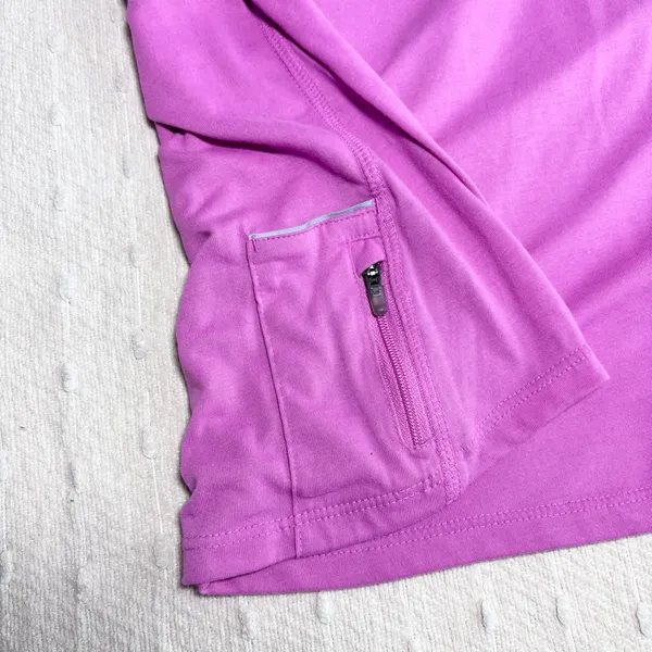 Nike Dri-Fit Fuchsia Pink‎ Hooded Long Sleeve Running Top Size M - Image 9