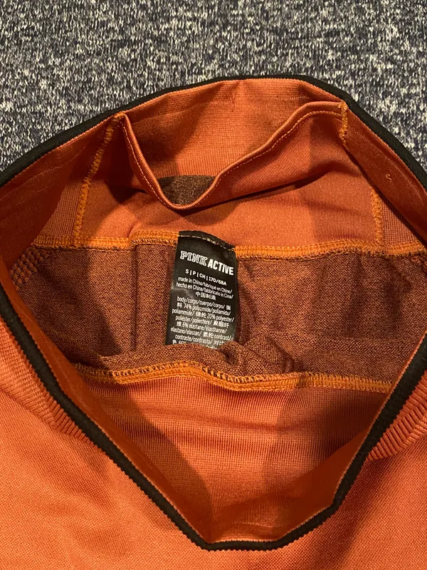 Victoria's Secret Pink Active Rust Leggings Small - Image 4