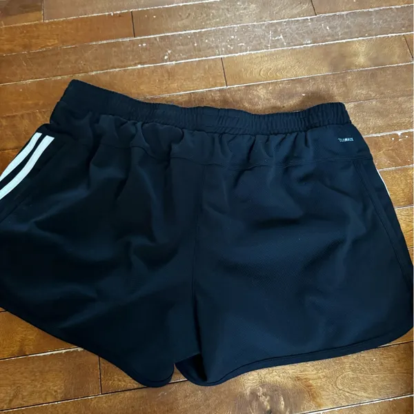 Ladies Adidas Climalite Black Athletic Shorts - Image 4