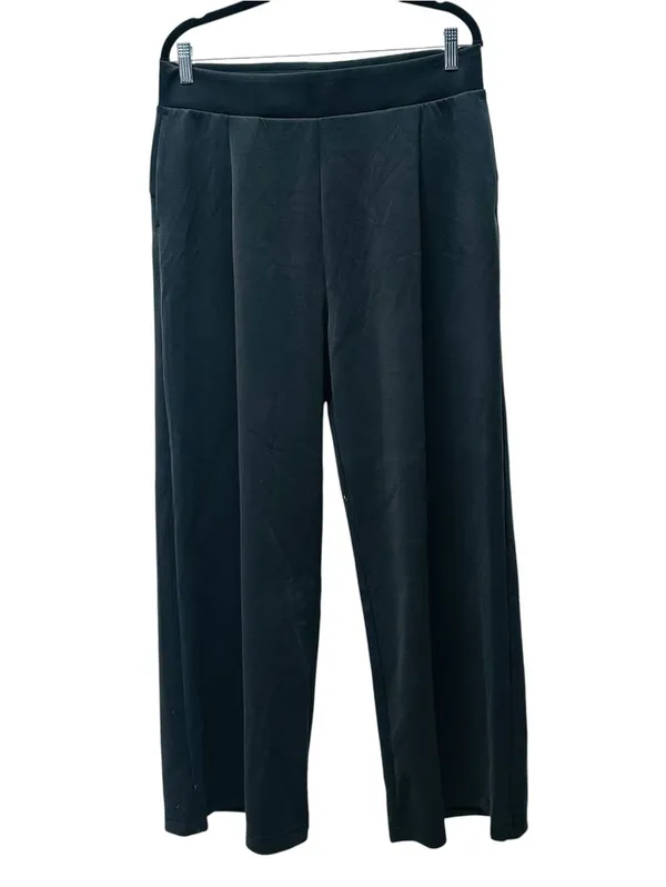 Ododos Women’s Wide Leg High Rise Pants Black Size XL Stretch Pull-On - Image 2