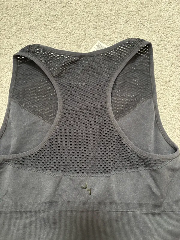 JoyLab Black Mesh Racerback Sports Bra - Image 5
