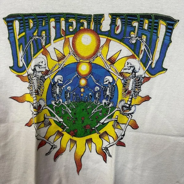 Grateful Dead Uncle Sam Sunshine 1991 Summer Tour Tee XS - Image 2