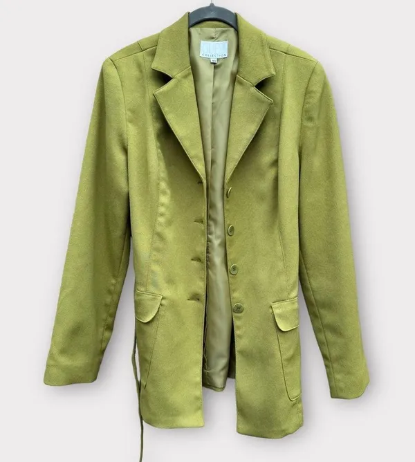 GUESS Collection Chartreuse Belted Blazer - Image 2