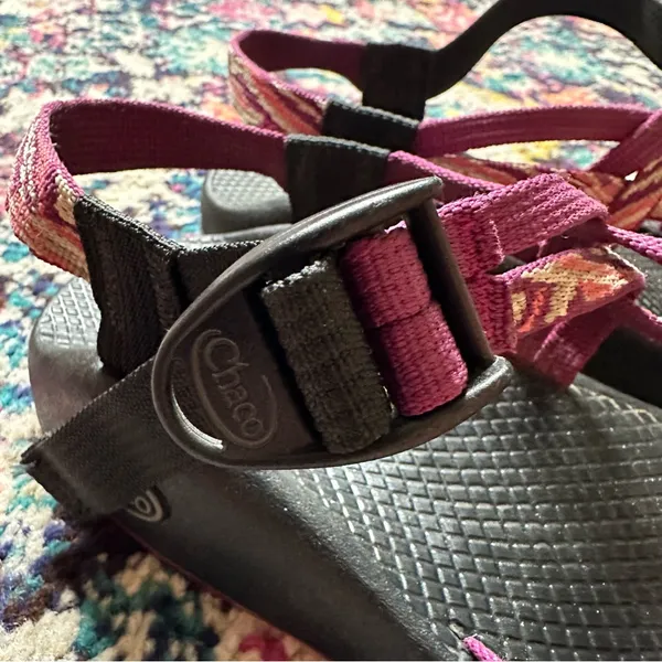 Chacos ZX2 Yampa Strappy Adjustable Sandal Womens 8 Pink Black - Image 2