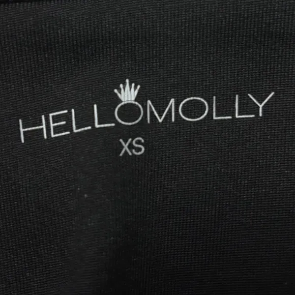 Hello Molly Everyday Base Tank Top XS Black Scoop Neck Stretch Essential - Image 7