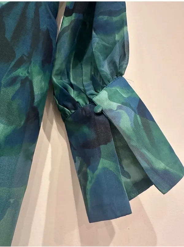 Runaway The Label Calista Green Midi Dress Size 12 NWT - Image 8