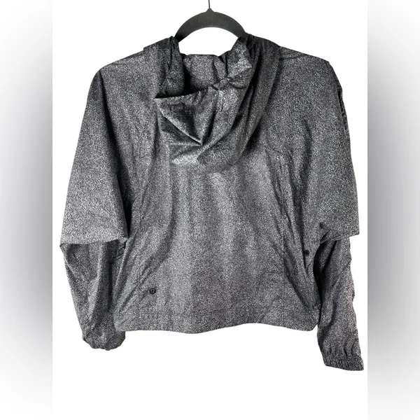 Lululemon I Put‎ A Shell On You Jacket Sea Spray Size 4 Half Zip Windbreaker - Image 4