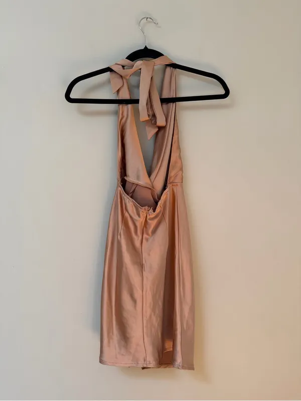 Hello Molly Want You Around Me Dress in Gold - Image 4