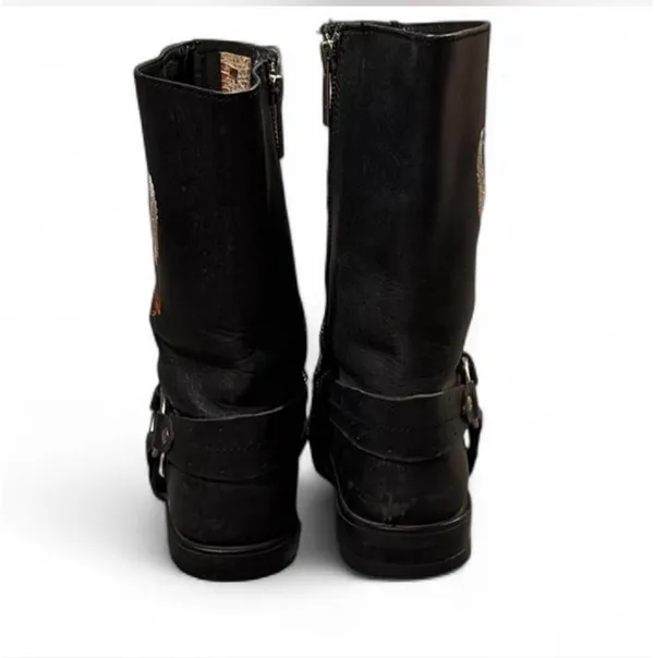 Women’s Harley-Davidson Riding Boots Black Leather 8.5 - Image 3