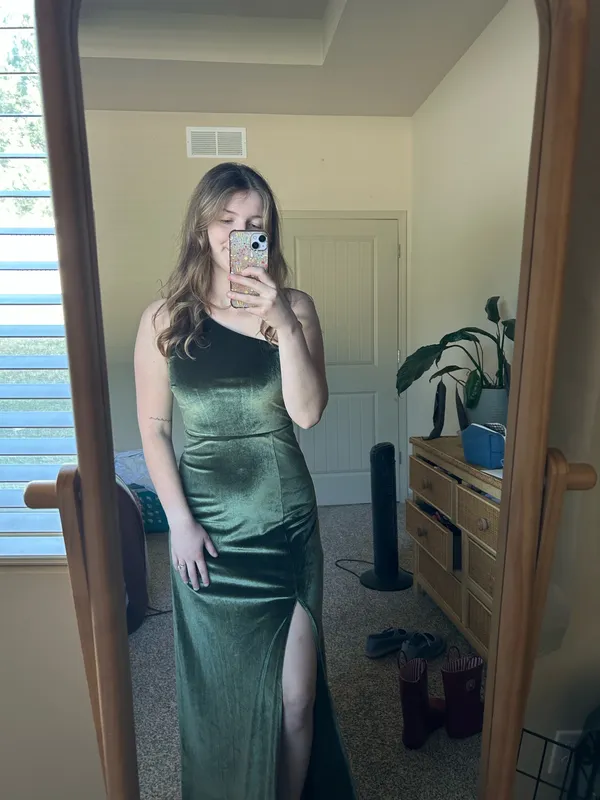 Baltic Born Maxi Dress Velvet Green - Image 2