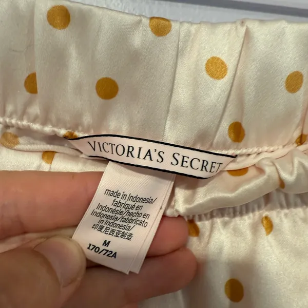 Vintage pink polka dot Victoria’s Secret‎ pajama shorts - Image 3