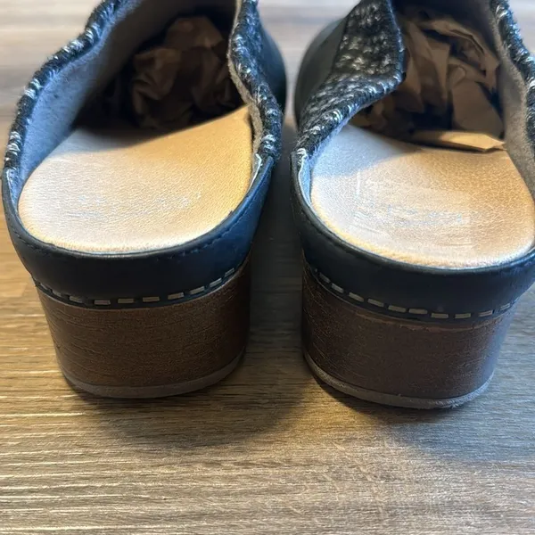 Dansko Bev Burnished Nubuck Leather Backless Clog Slide Mule size‎ 39 8.5-9 - Image 9