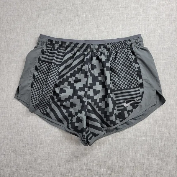 Nike Tempo Runway Lux Dri-FIT Women's M Black Gray Running Athletic Shorts - Image 2