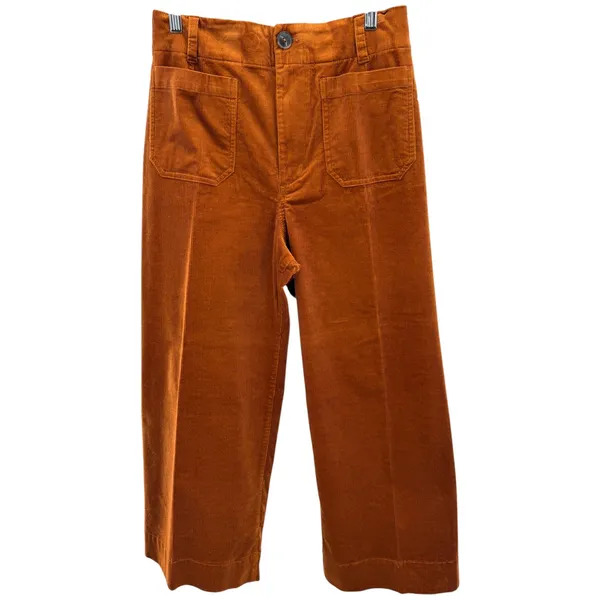 Maeve by Anthropologie The Colette Corduroy Wide Leg Pants Bronze 29 NEW - Image 3