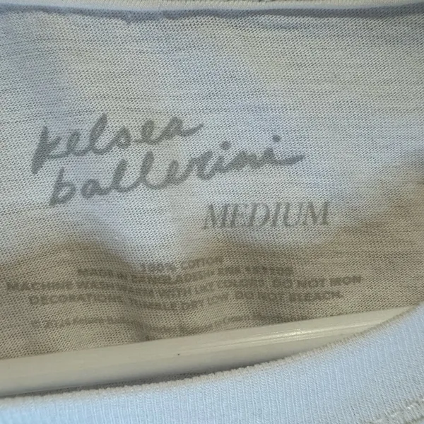 Kelsea Ballerina shirt‎ womens white shirt sleeve country music hip hop Size M - Image 3