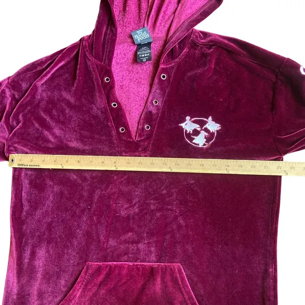 Her Universe Disney Hocus Pocus Velour Lace-Up Hoodie Dress Size Large - Image 6