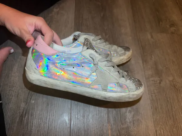 Golden Goose Superstar Sneakers 39 Glitter - Image 6