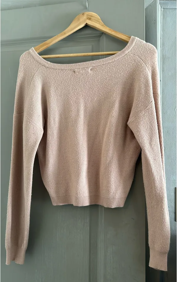Crop sweater Tan - Image 3