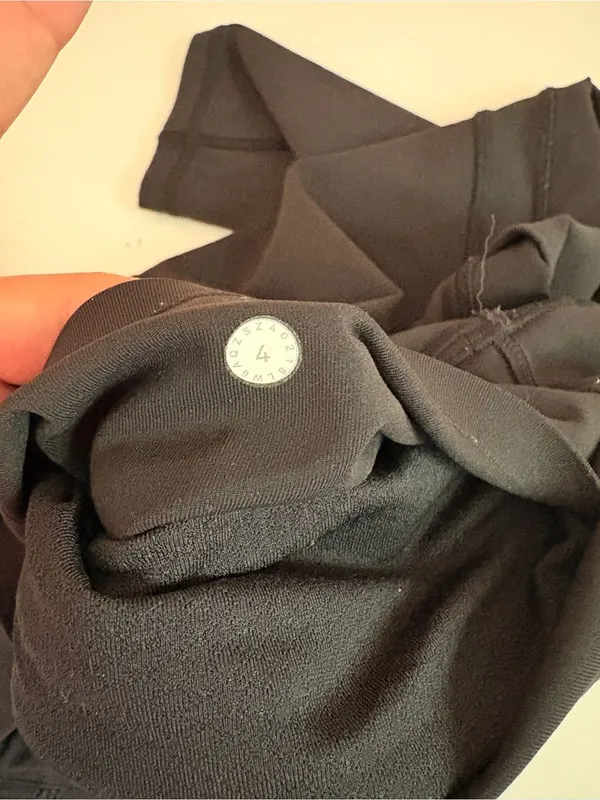 lululemon athletica Black High-Rise Seam Detail Leggings - Image 4