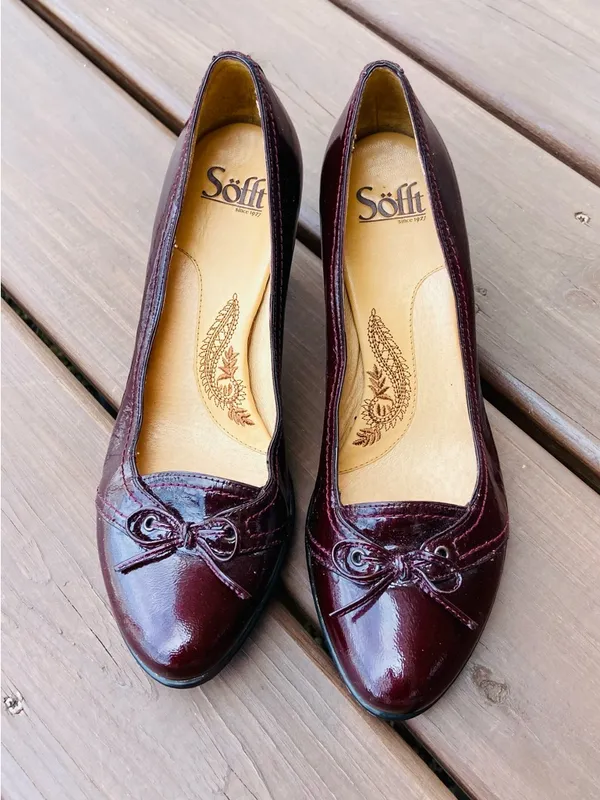 Women's Patent Leather dress Pumps🍒🍒 - Image 4