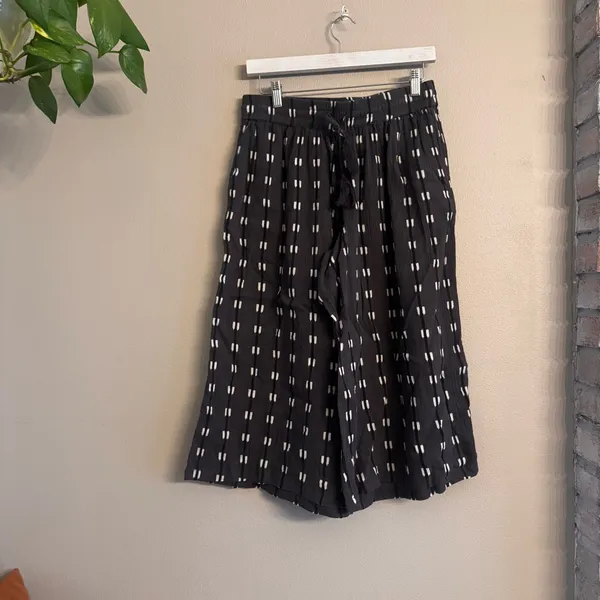 GARNET HILL Cropped Gauze Palazzo Pants‎ - Image 2