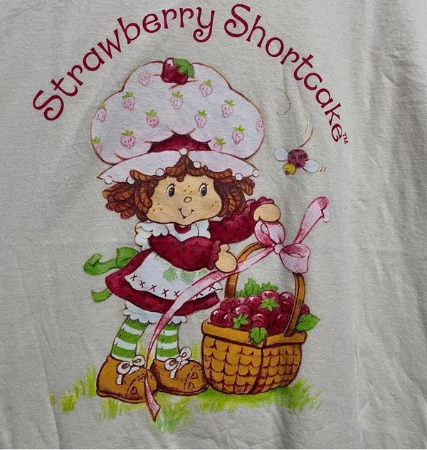 Shortcake Official Merchandise Adult Short Sleeve Shirt Size M :Box H: - Image 2