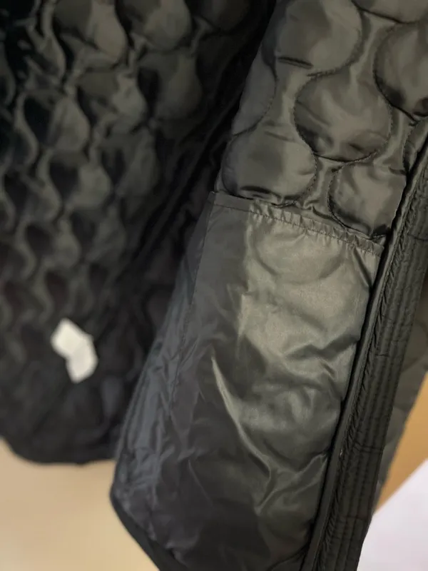 Pulse Black Quilted Winter Jacket - Image 5