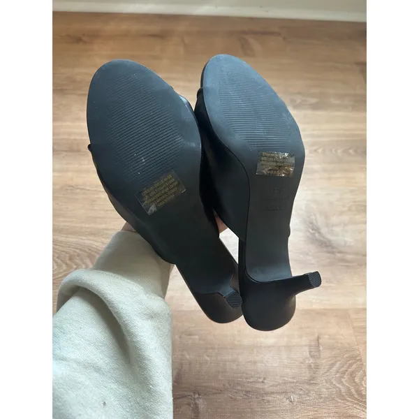 HALSTON | NEW Seville Knot Detail Slip On Pointed Toe Kitten Heels, Size‎ 9.5 - Image 6