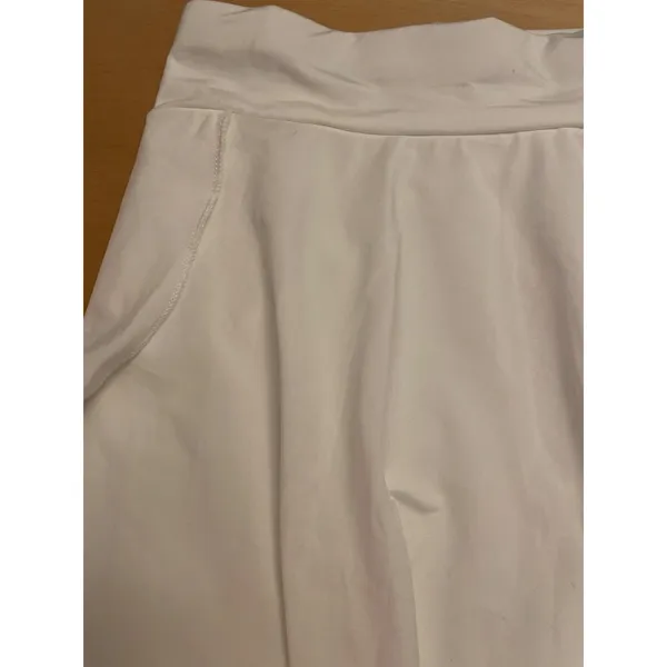 B2 New Women’s Athletic Stretchy Skort White size Medium Waist 14.5-15” - Image 9