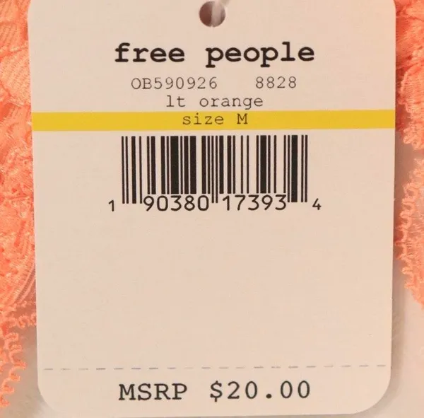 Free People NWT Halter Bralette In Orange - Image 5