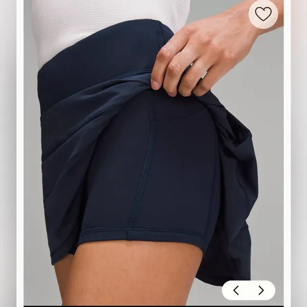 Lululemon Athletica Dark Blue Mini Skirt - Image 3